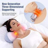 Thumbnail for Shiatsu Back and Neck Massager with Heat, Electric Massage Traction Pillow