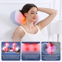 Thumbnail for Shiatsu Back and Neck Massager with Heat, Electric Massage Traction Pillow