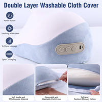 Thumbnail for Shiatsu Back and Neck Massager with Heat, Electric Massage Traction Pillow
