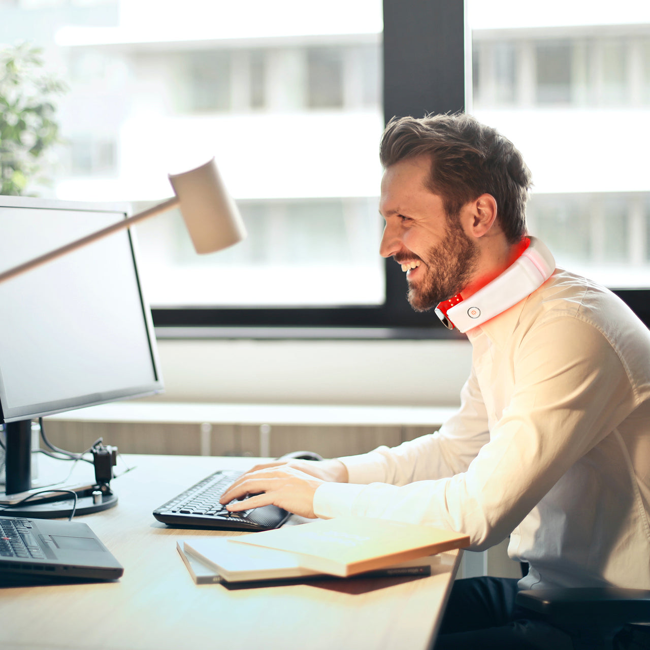 Red Light Therapy Neck Pain Treatment Device - Usuie