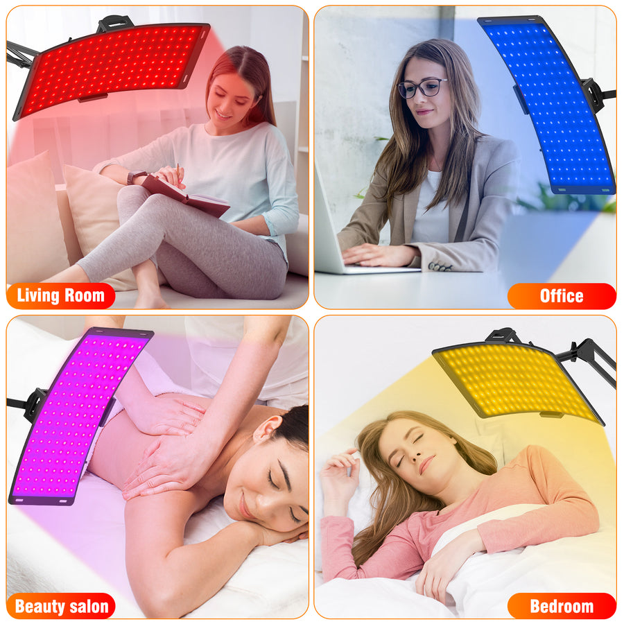 7 in 1 Portable Light Therapy Lamp for Face and Body