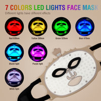 Thumbnail for 7 Color Red Light Therapy Mask, Wireless LED Face Mask