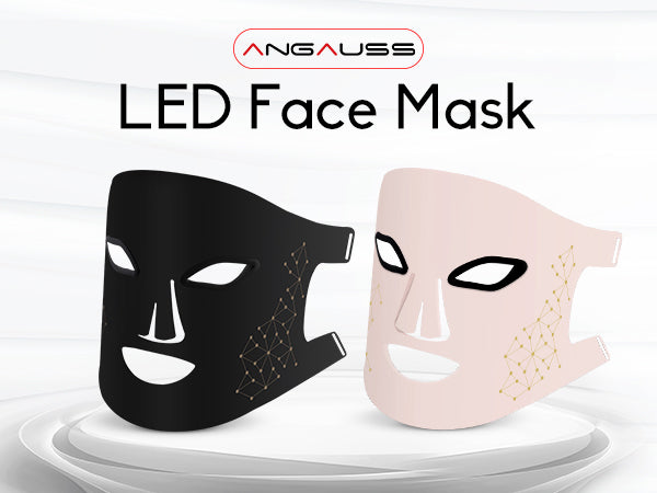 USUIE X ANGAUSS 7 Color Red Light Therapy Mask with Remote Control