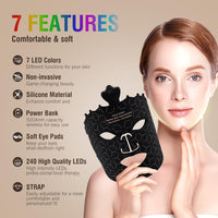 Thumbnail for 7 Color Red Light Therapy Mask, Wireless LED Face Mask